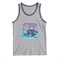 Siberian Husky Ice Hockey Player Tank Top Funny Goalie Gift - Wonder Print Shop