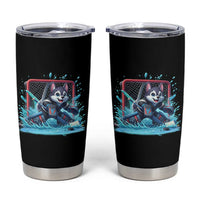 Siberian Husky Ice Hockey Player Tumbler Cup Funny Goalie Gift - Wonder Print Shop