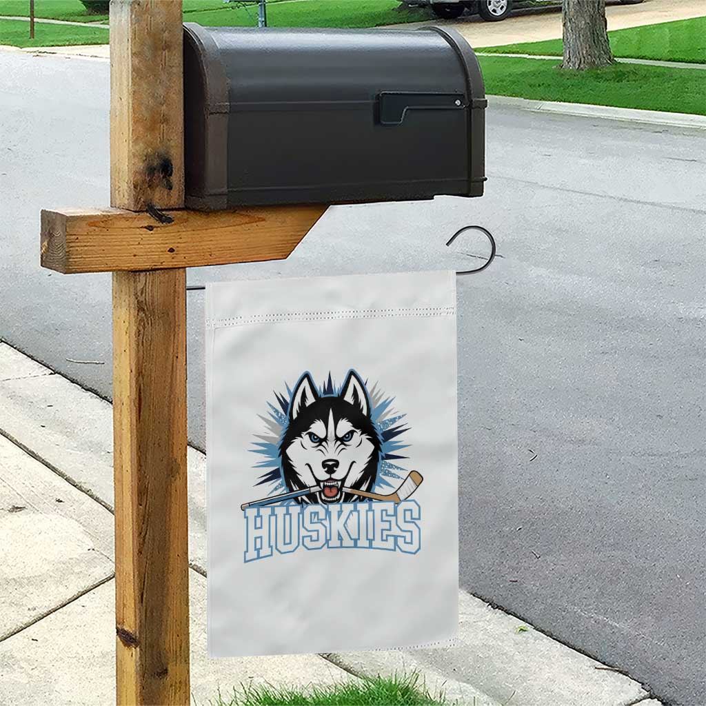 Cool Siberian Husky Ice Hockey Garden Flag Gift For Dog Lovers - Wonder Print Shop