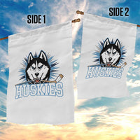 Cool Siberian Husky Ice Hockey Garden Flag Gift For Dog Lovers - Wonder Print Shop