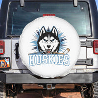 Cool Siberian Husky Ice Hockey Spare Tire Cover Gift For Dog Lovers - Wonder Print Shop