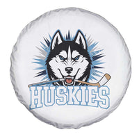 Cool Siberian Husky Ice Hockey Spare Tire Cover Gift For Dog Lovers - Wonder Print Shop