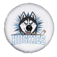Cool Siberian Husky Ice Hockey Spare Tire Cover Gift For Dog Lovers - Wonder Print Shop