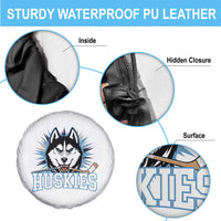 Cool Siberian Husky Ice Hockey Spare Tire Cover Gift For Dog Lovers - Wonder Print Shop