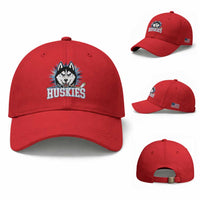 Cool Siberian Husky Ice Hockey Baseball Cap Gift For Dog Lovers