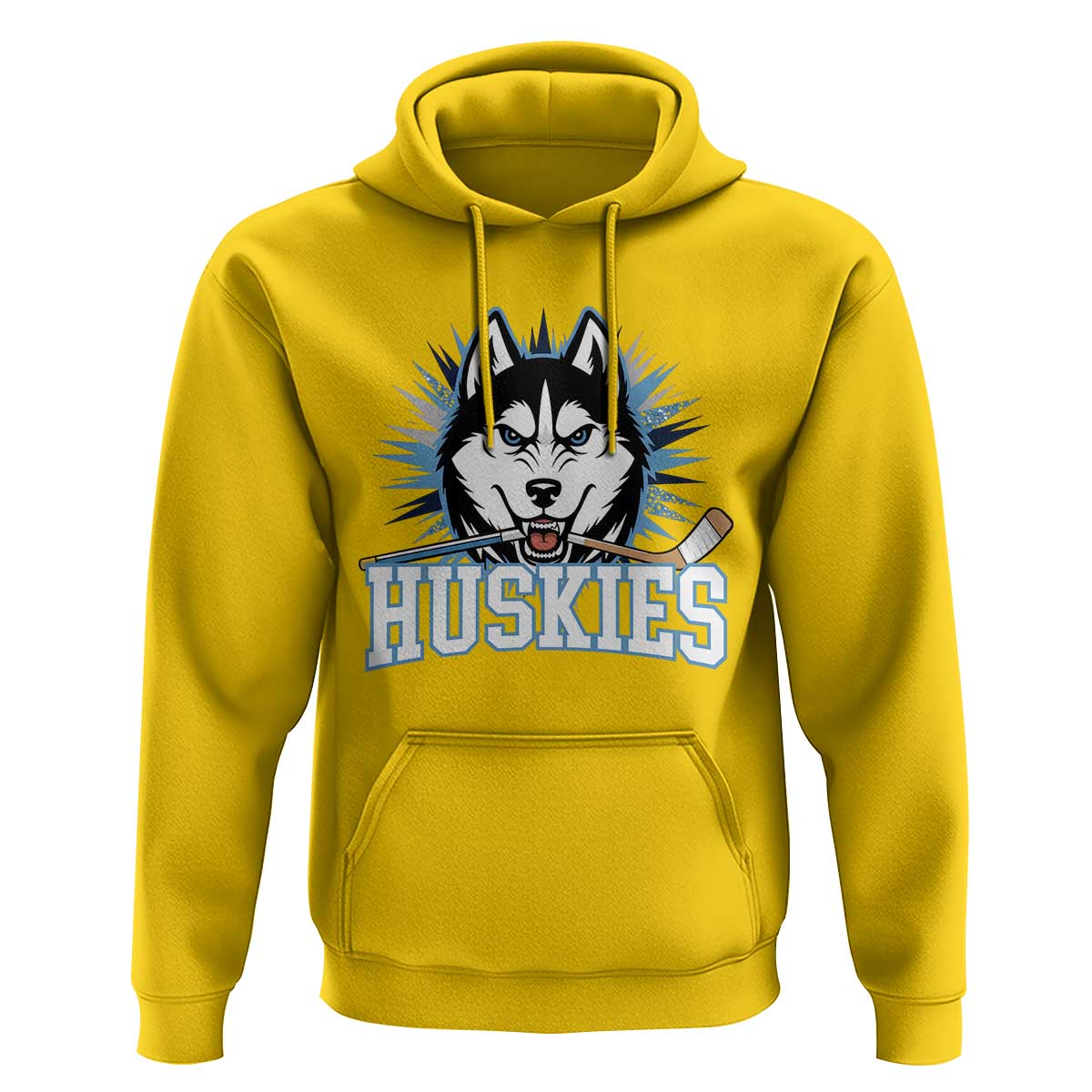 Cool Siberian Husky Ice Hockey Hoodie Gift For Dog Lovers - Wonder Print Shop