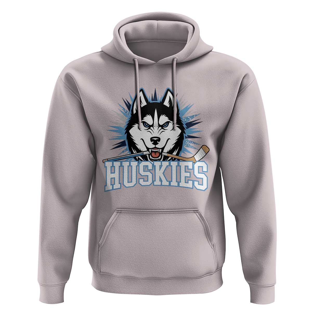 Cool Siberian Husky Ice Hockey Hoodie Gift For Dog Lovers - Wonder Print Shop