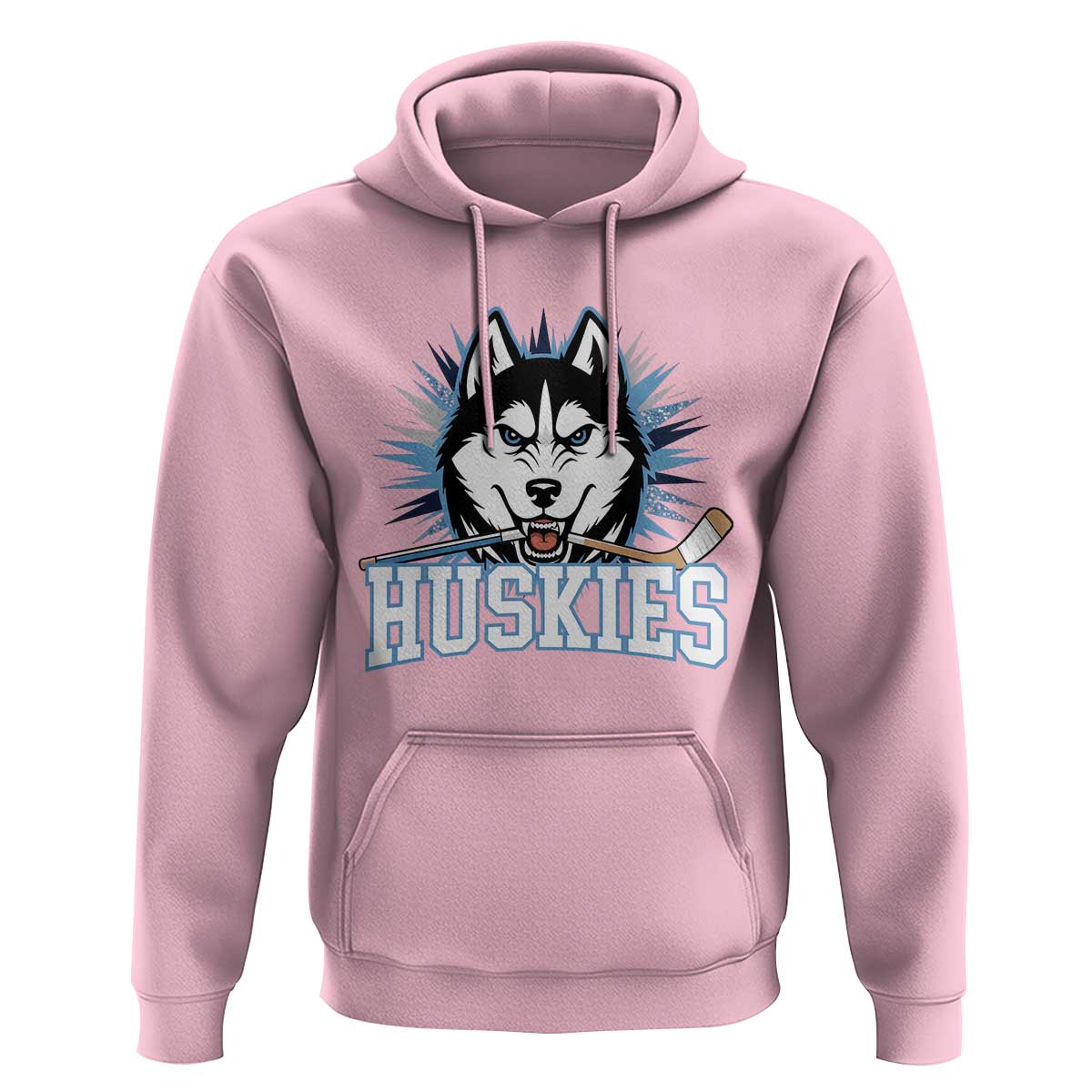 Cool Siberian Husky Ice Hockey Hoodie Gift For Dog Lovers - Wonder Print Shop