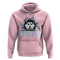 Cool Siberian Husky Ice Hockey Hoodie Gift For Dog Lovers - Wonder Print Shop