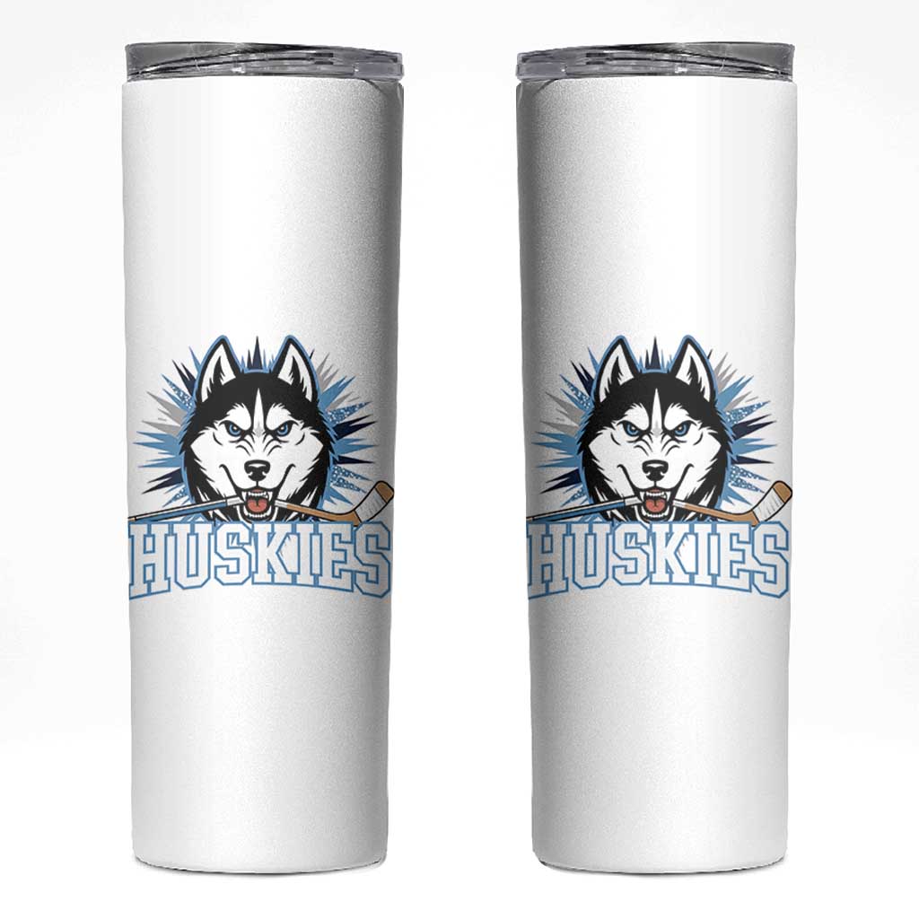 Cool Siberian Husky Ice Hockey Skinny Tumbler Gift For Dog Lovers - Wonder Print Shop