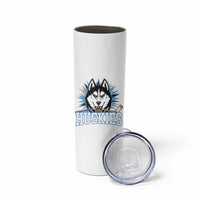 Cool Siberian Husky Ice Hockey Skinny Tumbler Gift For Dog Lovers - Wonder Print Shop