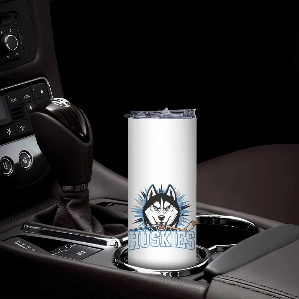 Cool Siberian Husky Ice Hockey Skinny Tumbler Gift For Dog Lovers - Wonder Print Shop