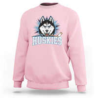 Cool Siberian Husky Ice Hockey Sweatshirt Gift For Dog Lovers - Wonder Print Shop