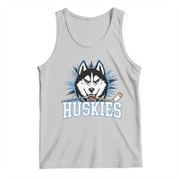 Cool Siberian Husky Ice Hockey Tank Top Gift For Dog Lovers - Wonder Print Shop