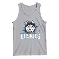 Cool Siberian Husky Ice Hockey Tank Top Gift For Dog Lovers - Wonder Print Shop