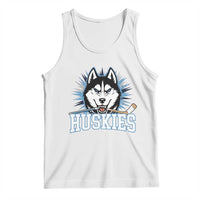 Cool Siberian Husky Ice Hockey Tank Top Gift For Dog Lovers - Wonder Print Shop