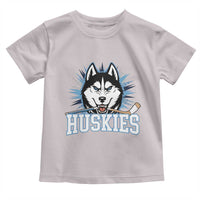 Cool Siberian Husky Ice Hockey Toddler T Shirt Gift For Dog Lovers - Wonder Print Shop