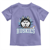 Cool Siberian Husky Ice Hockey Toddler T Shirt Gift For Dog Lovers - Wonder Print Shop