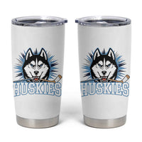 Cool Siberian Husky Ice Hockey Tumbler Cup Gift For Dog Lovers - Wonder Print Shop