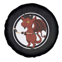 Funny Cryptid Sports Gift Spare Tire Cover Jersey Devil Playing Ice Hockey - Wonder Print Shop