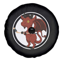 Funny Cryptid Sports Gift Spare Tire Cover Jersey Devil Playing Ice Hockey - Wonder Print Shop