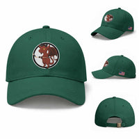 Funny Cryptid Sports Gift Baseball Cap Jersey Devil Playing Ice Hockey