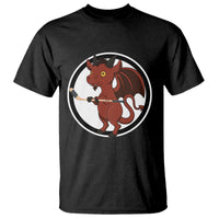 Funny Cryptid Sports Gift T Shirt Jersey Devil Playing Ice Hockey - Wonder Print Shop