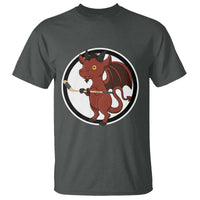 Funny Cryptid Sports Gift T Shirt Jersey Devil Playing Ice Hockey - Wonder Print Shop