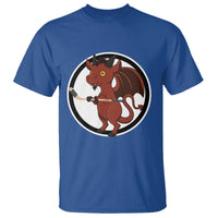 Funny Cryptid Sports Gift T Shirt Jersey Devil Playing Ice Hockey - Wonder Print Shop
