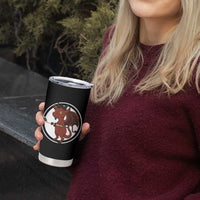 Funny Cryptid Sports Gift Tumbler Cup Jersey Devil Playing Ice Hockey - Wonder Print Shop