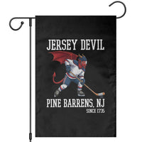 Pine Barrens New Jersey Devil Garden Flag Gothic Horror Ice Hockey Gift - Wonder Print Shop