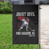 Pine Barrens New Jersey Devil Garden Flag Gothic Horror Ice Hockey Gift - Wonder Print Shop