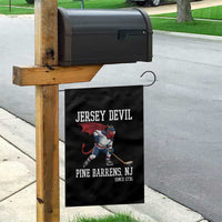 Pine Barrens New Jersey Devil Garden Flag Gothic Horror Ice Hockey Gift - Wonder Print Shop