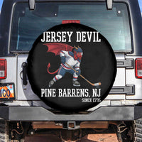 Pine Barrens New Jersey Devil Spare Tire Cover Gothic Horror Ice Hockey Gift - Wonder Print Shop