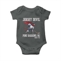 Pine Barrens New Jersey Devil Baby Onesie Gothic Horror Ice Hockey Gift - Wonder Print Shop
