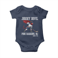 Pine Barrens New Jersey Devil Baby Onesie Gothic Horror Ice Hockey Gift - Wonder Print Shop