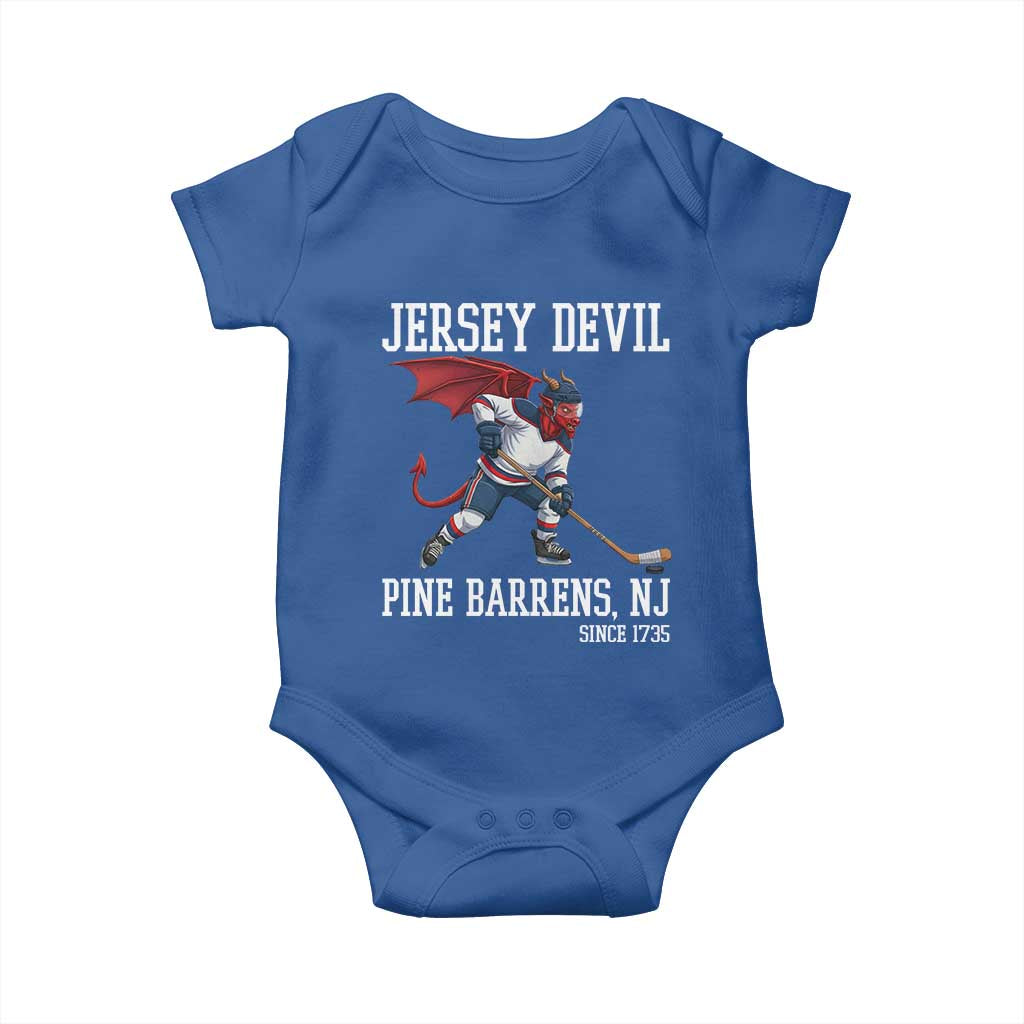 Pine Barrens New Jersey Devil Baby Onesie Gothic Horror Ice Hockey Gift - Wonder Print Shop
