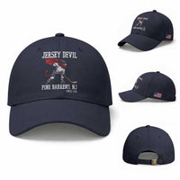 Pine Barrens New Jersey Devil Baseball Cap Gothic Horror Ice Hockey Gift