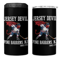 Pine Barrens New Jersey Devil 4 in 1 Can Cooler Tumbler Gothic Horror Ice Hockey Gift - Wonder Print Shop