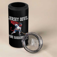Pine Barrens New Jersey Devil 4 in 1 Can Cooler Tumbler Gothic Horror Ice Hockey Gift - Wonder Print Shop