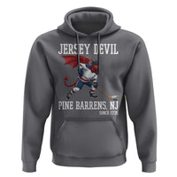 Pine Barrens New Jersey Devil Hoodie Gothic Horror Ice Hockey Gift - Wonder Print Shop