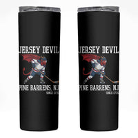 Pine Barrens New Jersey Devil Skinny Tumbler Gothic Horror Ice Hockey Gift - Wonder Print Shop