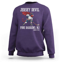 Pine Barrens New Jersey Devil Sweatshirt Gothic Horror Ice Hockey Gift - Wonder Print Shop