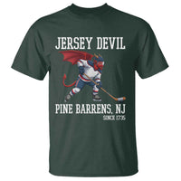 Pine Barrens New Jersey Devil T Shirt Gothic Horror Ice Hockey Gift - Wonder Print Shop