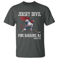 Pine Barrens New Jersey Devil T Shirt Gothic Horror Ice Hockey Gift - Wonder Print Shop