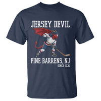 Pine Barrens New Jersey Devil T Shirt Gothic Horror Ice Hockey Gift - Wonder Print Shop