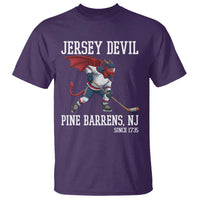 Pine Barrens New Jersey Devil T Shirt Gothic Horror Ice Hockey Gift - Wonder Print Shop