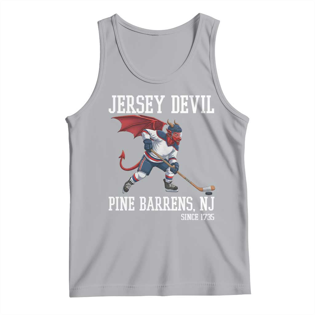 Pine Barrens New Jersey Devil Tank Top Gothic Horror Ice Hockey Gift - Wonder Print Shop