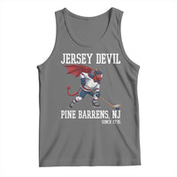Pine Barrens New Jersey Devil Tank Top Gothic Horror Ice Hockey Gift - Wonder Print Shop