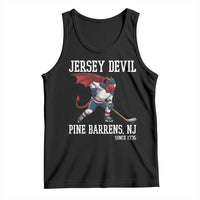 Pine Barrens New Jersey Devil Tank Top Gothic Horror Ice Hockey Gift - Wonder Print Shop